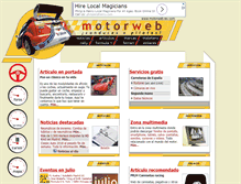 Tablet Screenshot of motorweb-es.com